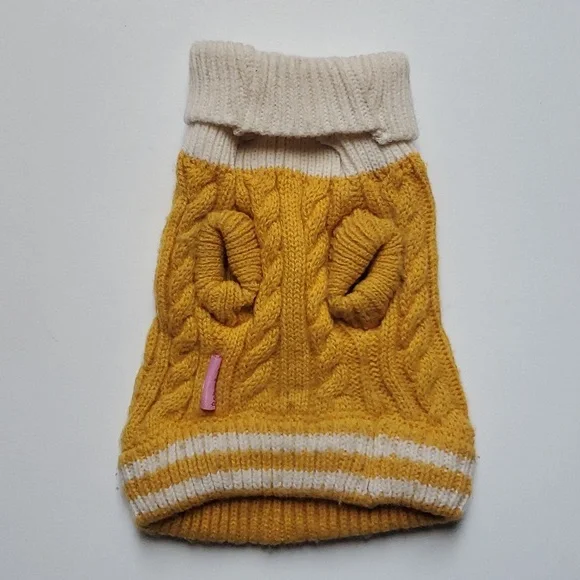 Dog Cabled Sweater-XXS - Picture 4 of 7